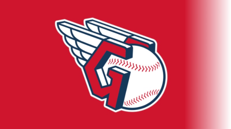 The Guardians fastball logo, inspired by the helmets worn by the Guardians of Traffic on the...