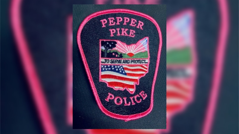 Pepper Pike Police Department officers are wearing pink patches throughout Oct. to raise...