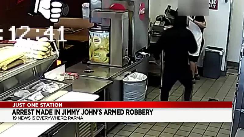 VIDEO: Wanted fugitive arrested in Toledo following armed robbery at Parma Jimmy Johns