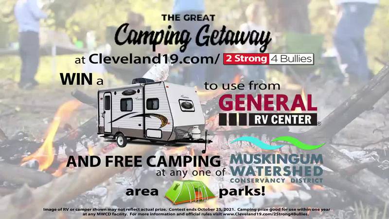 Register to win a camper rental provided by General RV and campsite at a Muskingum Watershed...