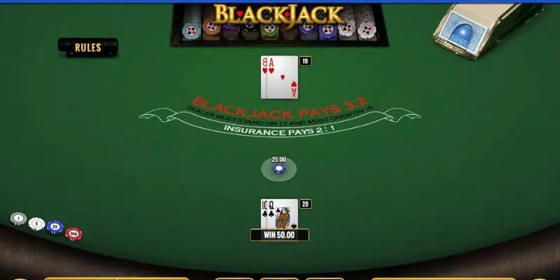 Tổng hợp luật chơi và cách đặt cược trong cá cược blackjack 