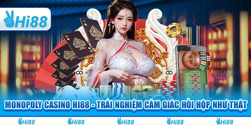 Monopoly Casino Hi88 - Trải nghiệm cảm giác hồi hộp như thật