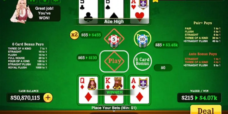 Tổng hợp thông tin về Three Card Poker 